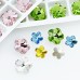 DZ 3101 6*6mm flower shape crystal fancy stone k9 crystal rhinestone for nail art