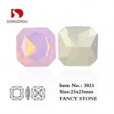 DZ 3011 8*8mm 14*14mm 18*18mm 20*20mm 23*23mm Square shape crystal fancy stone DZ 3011 8*8mm 14*14mm 18*18mm 20*20mm 23*23mm Square shape crystal fancy stone