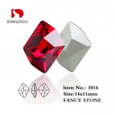 DZ 3016 14x11mm COSMIC SHAPE CRYSTAL FANCY STONE 