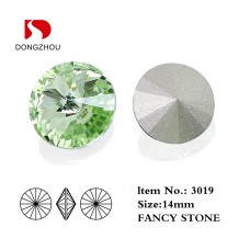 DZ 3019  14 mm  riviol shape crystal fancy stone 