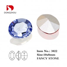 DZ 3022 10x8mm Oval shape crystal fancy stone DZ 3022 10x8mm Oval shape crystal fancy stone