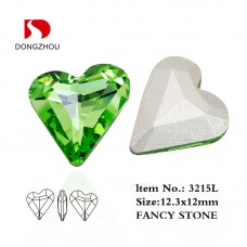 DZ 3215-Left 12.3*12mm 16*15.8MM 25*25MM Heart Fancy Stone DZ 3215-Left 12.3*12mm 16*15.8MM 25*25MM Heart Fancy Stone