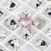 DZ 3101 6*6mm flower shape crystal fancy stone k9 crystal rhinestone for nail art