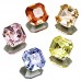 DZ 3111 10*10mm octagon shape crystal fancy stone for nail art