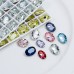 DZ 3002 8*6mm oval shape crystal fancy stone for nail art