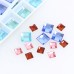 DZ-1008 square flat back fancy crystal stone for jewelry making