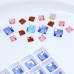 DZ-1008 square flat back fancy crystal stone for jewelry making