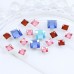 DZ-1008 square flat back fancy crystal stone for jewelry making