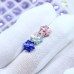 DZ 3399 8*8mm snowflake shape crystal fancy stone k9 crystal rhinestone for nail art