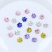 DZ 3399 8*8mm snowflake shape crystal fancy stone k9 crystal rhinestone for nail art