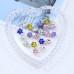 DZ 3399 8*8mm snowflake shape crystal fancy stone k9 crystal rhinestone for nail art