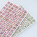 DZ 3011 8*8mm oval shape crystal fancy stone for nail art