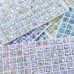 DZ 3025 8.6*8mm rectangle shape effect color crystal fancy stone for nail art