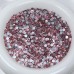 non hotfix light pink color round shape flatback stone for nail art clothes decoration ss3-ss20(1440pcs/pack)
