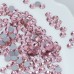 non hotfix light pink color round shape flatback stone for nail art clothes decoration ss3-ss20(1440pcs/pack)