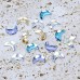 DZ 2924 10*7mm moon shape glass flatback stone for nail art