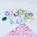 DZ 3002 8*6mm 10*8mm 12*8mm 14*10mm oval shape transparency clear crystal fancy stone for nail art