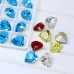 DZ 3045 15.5 x14 mm Heart fancy Rhinestone 