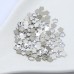 DZ 2411 6*5mm star shape glass flatback stone for nail art (720pcs/pack)
