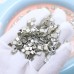 DZ 2008 4*4mm square shape glass flatback stone for nail art (1440pcs/pack)