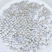 DZ 2008 4*4mm square shape glass flatback stone for nail art (1440pcs/pack)