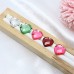 DZ-1035 flat back heart crystal fancy stones for jewelry making
