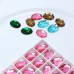 DZ-1022 flat Oval  crystal glass beads