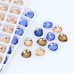 DZ-1073 flat back drop shape crystal rhinestones for jewelry making