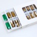 DZ 1296Y Rectangle shape flat back crystal stone 