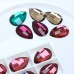 DZ-1713 drop flat back crystal rhinestones decorative for jewelry 