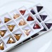  DZ 1040 Triangle Glass Stone Flatback Stone Mirror Stones