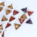  DZ 1040 Triangle Glass Stone Flatback Stone Mirror Stones