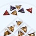  DZ 1040 Triangle Glass Stone Flatback Stone Mirror Stones