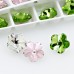 DZ 3101 6*6mm flower shape crystal fancy stone k9 crystal rhinestone for nail art