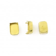 3008CS octagon Stones metal claw Settings