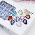DZ 3003 10*7mm drop shape crystal fancy stone for nail art