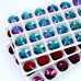 DZ 3041 12 mm  rivoli  shape crystal  flat back stone 