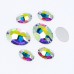 DZ 3063 Mixed Size oval shaoe crystal AB sew on stone