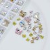 DZ 3140 5*5mm butterfly shape crystal fancy stone for nail art