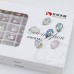 DZ 3003 12*8mm drop shape effect color crystal fancy stone for nail art