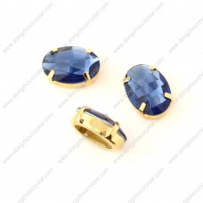 oval fancy stone 10*14mm with claw 