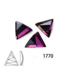 DZ 1770 triangle shape crystal flat back stone 