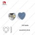 DZ-1015HF flat back hotfix heart crystal rhinestones for clothes